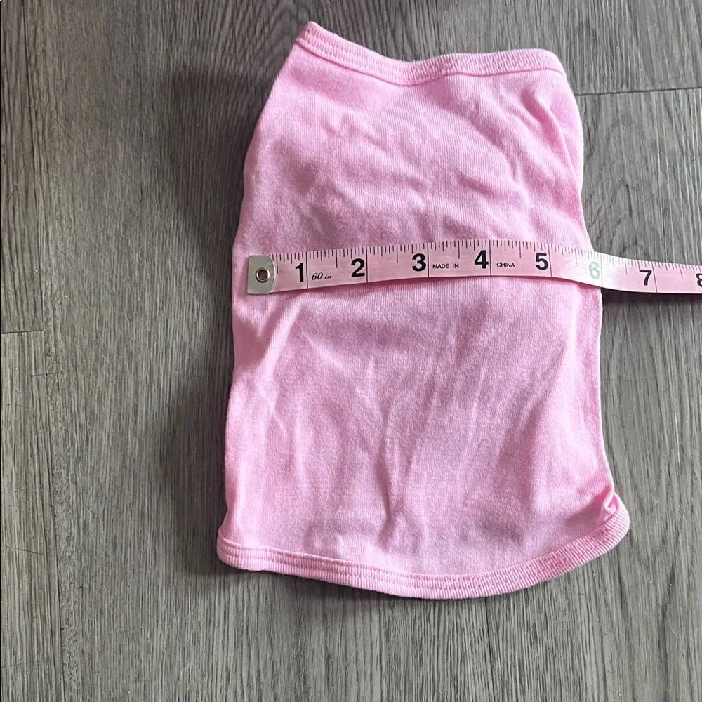 Pink doggy tank